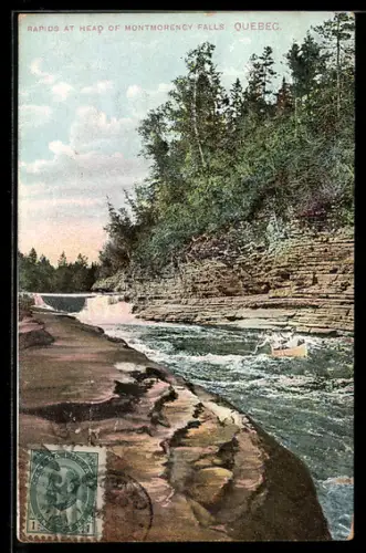 AK Quebec, Rapids at head of Montmorency Falls