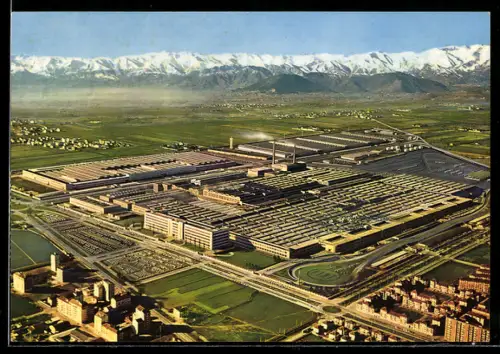 AK Torino, Fiat-Werk, Luftaufnahme