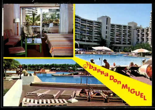 AK Playa del Ingles /Gran Canaria, Hotel Ybarra Don Miguel, Avenida de Tirajana