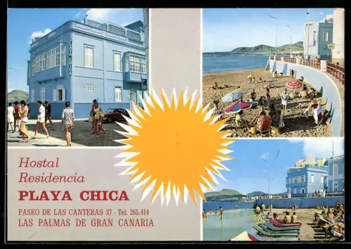AK Las Palmas de Gran Canaria, Hostal Residencia Playa Chica