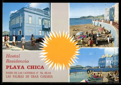 AK Las Palmas de Gran Canaria, Hostal Residencia Playa Chica