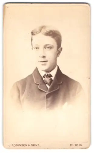 Fotografie J. Robinson & Sons, Dublin, Grafton St 65, E. N. Graydon im Porträt
