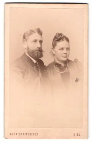 Fotografie Schmidt & Wegener, Kiel, Dänische Strasse 35, Ehepaar Rüder im Porträt