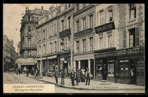 AK Amiens, La Place Saint-Denis