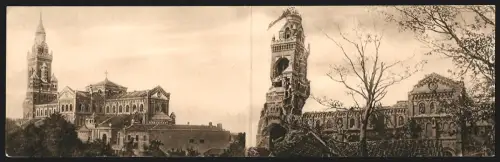 Klapp-AK Albert, Basilika de Notre Dame de Brebieres