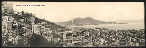 Klapp-AK Napoli, Panorama da Villa Santarella al Vomero