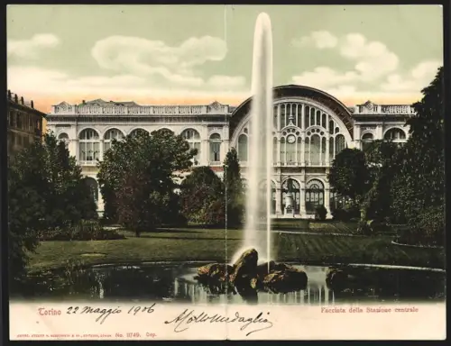 Klapp-AK Torino, Facciata della Stazione centrale