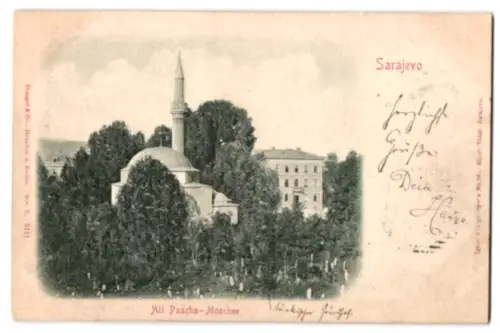 Relief-AK Sarajevo, Ali Pascha-Moschee