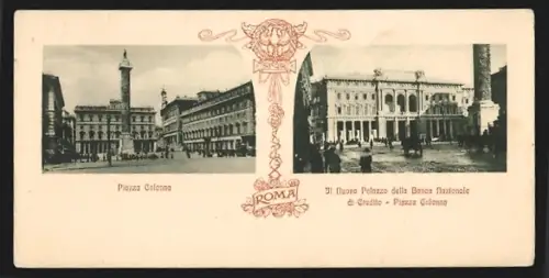 Mini-AK Roma, Piazza Colonna, Il Nuovo Palazzo della Banca Nazionale di Credito