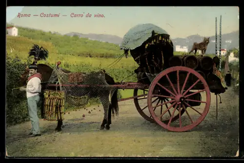 AK Roma, Costumi, Carro da vino
