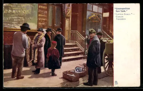 AK New York, NY, Little Italy, Garlic Venders