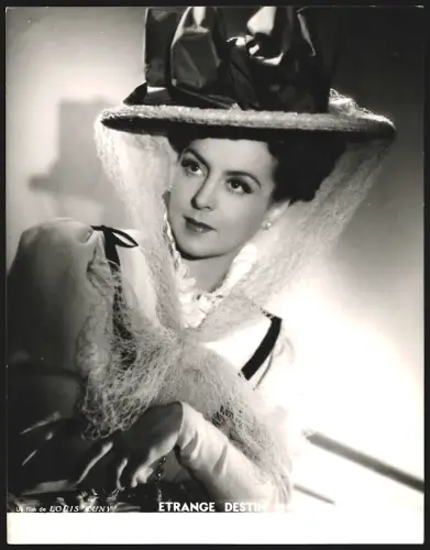 Fotografie Schauspielerin Renée St. Cyr in Gefundenes Leben, Grossformat 28 x 22cm