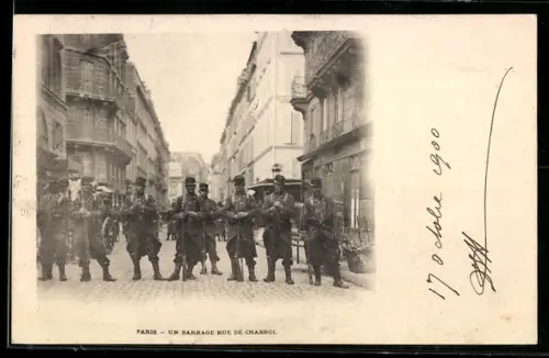 AK Paris, Rue de Chabrol, Fort Chabrol, Jules Guerin