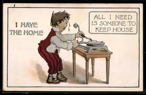 AK Junge ist mit dem Haushalt überfordert