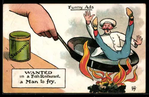 AK Koch wird in einer Pfanne gebraten