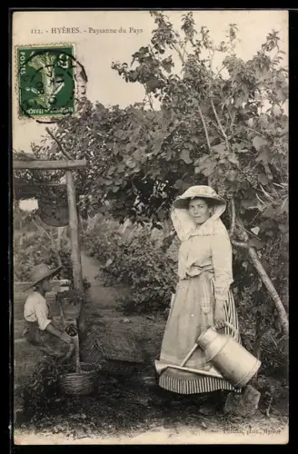 AK Hyères, Paysanne du Pays