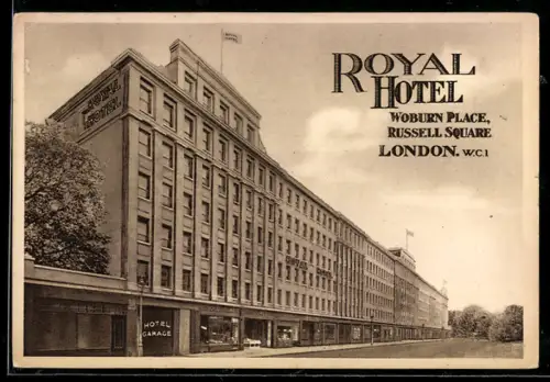 AK London, Royal Hotel, Woburn Place, Russell Square