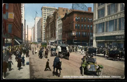 AK Chicago, State Street, North from Adams Street