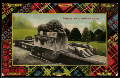 AK Hamilton, Sleeping Lion at Hamilton Palace