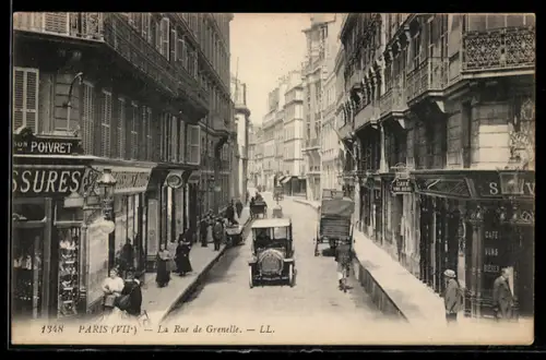 AK Paris, La Rue de Grenelle