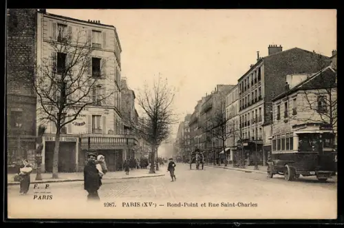AK Paris, Rond-Point et Rue Saint-Charles