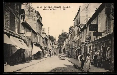 AK L`Isle-Adam /S.-et-O., Grande-Rue
