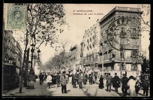 AK Barcelona, Rambla de las Flores