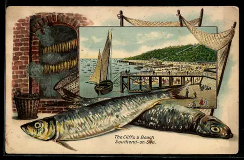 AK Southend-on-Sea, The Cliffs & Beach