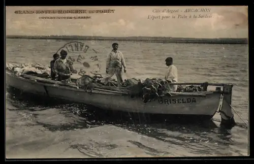 AK Arcachon, Départ pour la Pêche à la Sardine