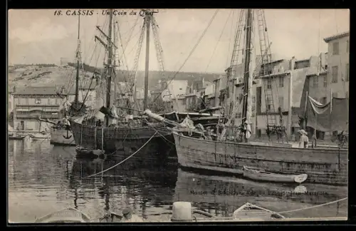 AK Cassis, Un Coin du Quai
