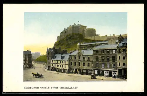 AK Edinburgh, Castle from Grassmarket
