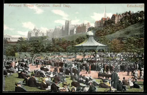 AK Edinburgh, Princes Street Gardens, Band Day