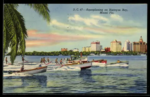 AK Miami, FL, Aquaplaning on Biscayne Bay