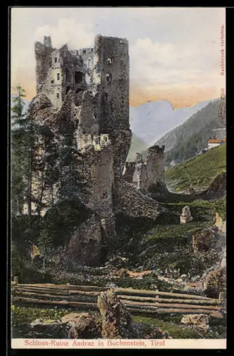 AK Andraz in Buchenstein, Schloss-Ruine