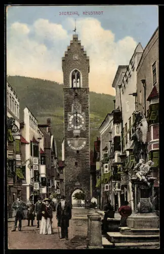 AK Sterzing, Stadttor von der Neustadt aus