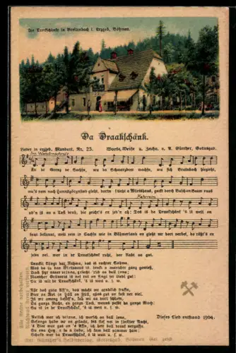 Lied-AK Anton Günther Nr. 25: Da Draakschänk