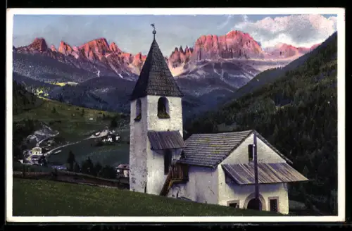 AK San Cipriano, Nella Valle di Tires col Catinaccio