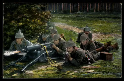 AK Angriff einer Maschinen-Gewehr-Abteilung