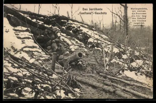 AK Das berühmte Conflans-Geschütz