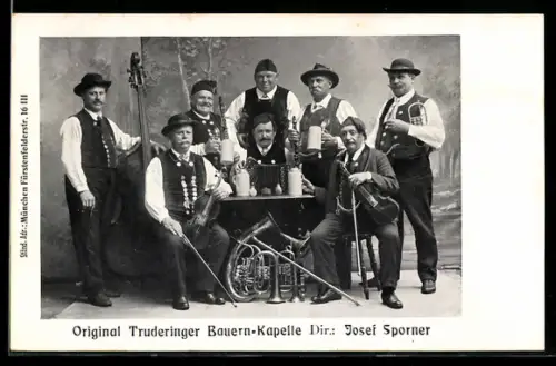 AK Original Truderinger Bauern-Kapelle Dir. Josef Sporner