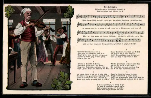 Lied-AK Hilmar Mückenberger: Der Zipfelgörg