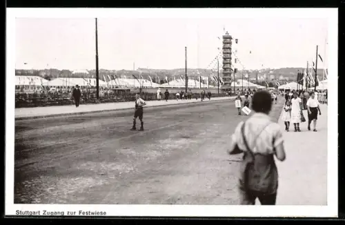 AK Stuttgart, 15. Dt. Turnfest 1933, Festwiese