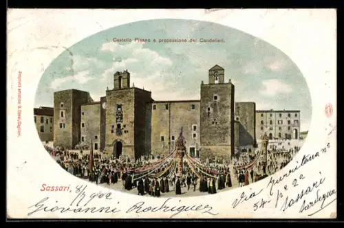 AK Sassari, Castello Pisano e processione dei Candelieri