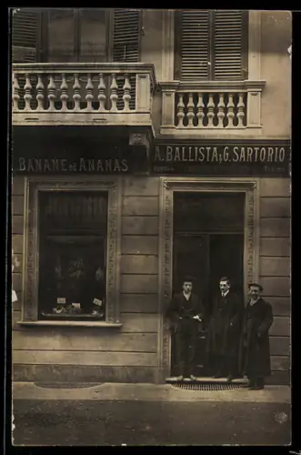 Foto-AK Torino, A. Ballista & G. Sartorio Geschäft