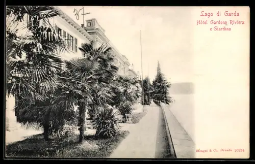 AK Gardone Riviera /Lago di Garda, Hôtel Gardone Riviera e Giardino
