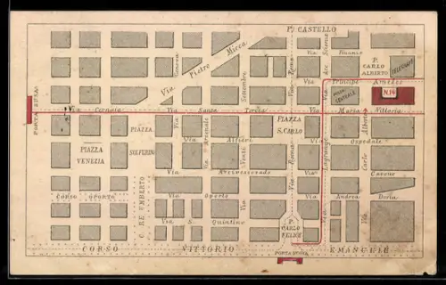 AK Torino, Mappa dettagliata del centro città