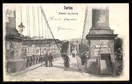 AK Torino, Ponte in ferro con pedoni