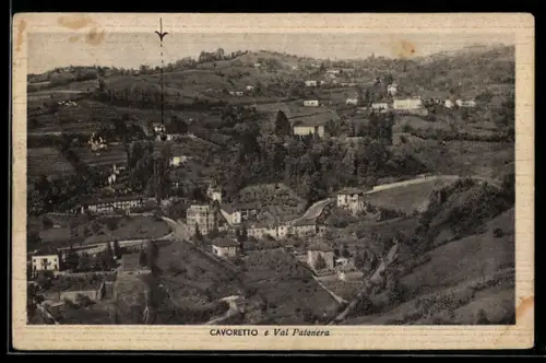 AK Cavoretto /Val Pattonera, Vista panoramica delle colline e del borgo circostante