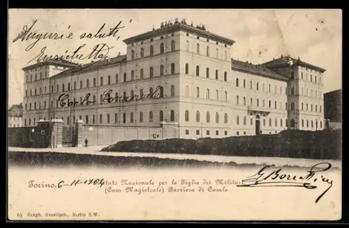 AK Torino, Istituto Nazionale per le Figlie dei Militari, Caserma di Casale