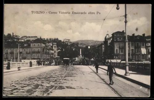 AK Torino, Corso Vittorio Emanuele oltre Po